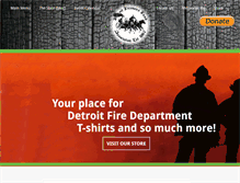 Tablet Screenshot of detroitfiremensfund.com